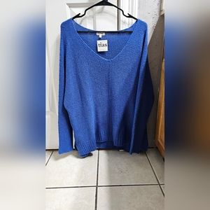 Blue Knit Sweater